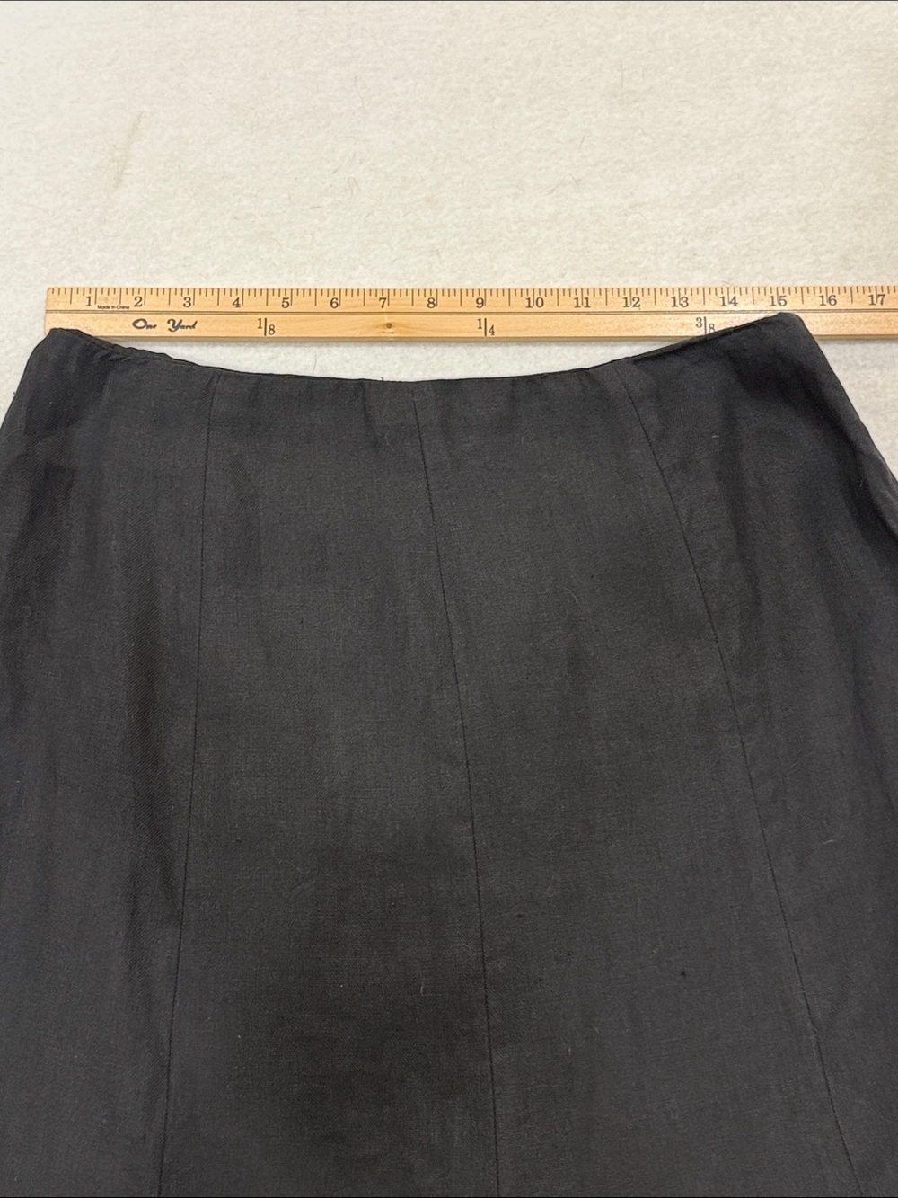 Lauren Ralph Lauren size 8 Black A-Line Maxi Skirt - Picture 5 of 5